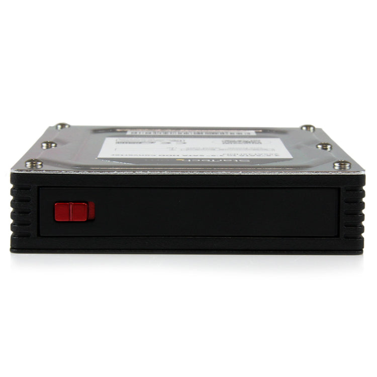 STARTECH .com drive bay panel 8,89 cm (3.5") Storage drive tray Black, Silver (25SAT35HDD) - Cartouches Certifiees