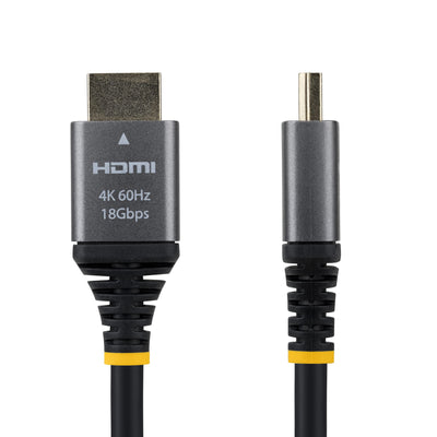 STARTECH .com HDMI cable 0,3 m HDMI Type A (Standard) Black, Silver (HDMMV1F) - Cartouches Certifiees