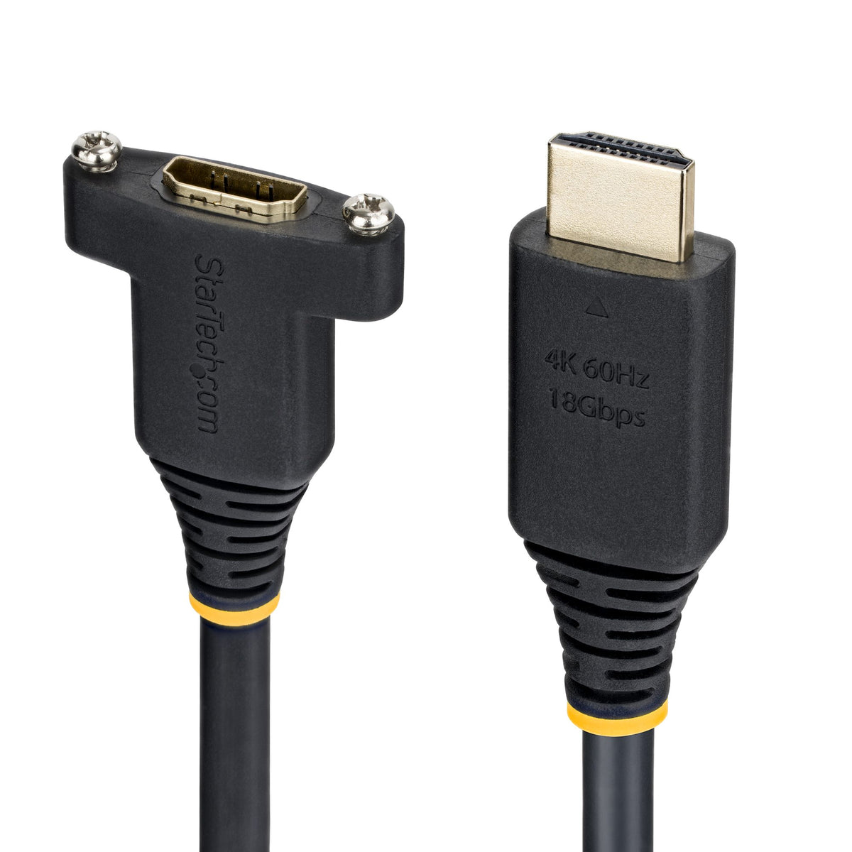 STARTECH .com HDMI cable 1,8 m HDMI Type A (Standard) Black (HDMI2PNLFM-180CM) - Cartouches Certifiees
