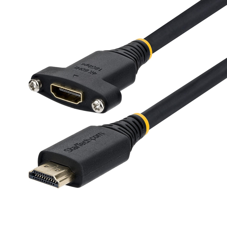 STARTECH .com HDMI cable 1,8 m HDMI Type A (Standard) Black (HDMI2PNLFM-180CM) - Cartouches Certifiees