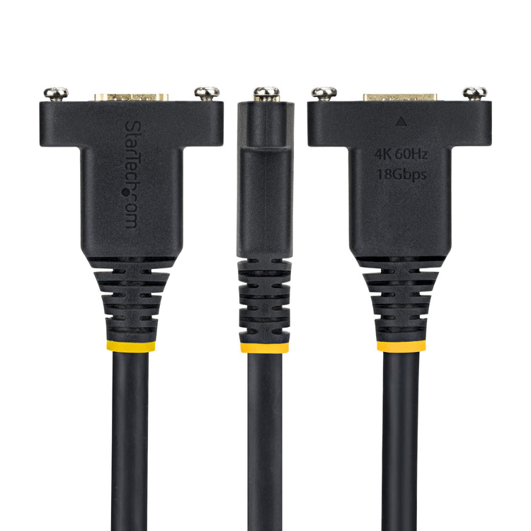 STARTECH .com HDMI cable 1,8 m HDMI Type A (Standard) Black (HDMI2PNLFM-180CM) - Cartouches Certifiees
