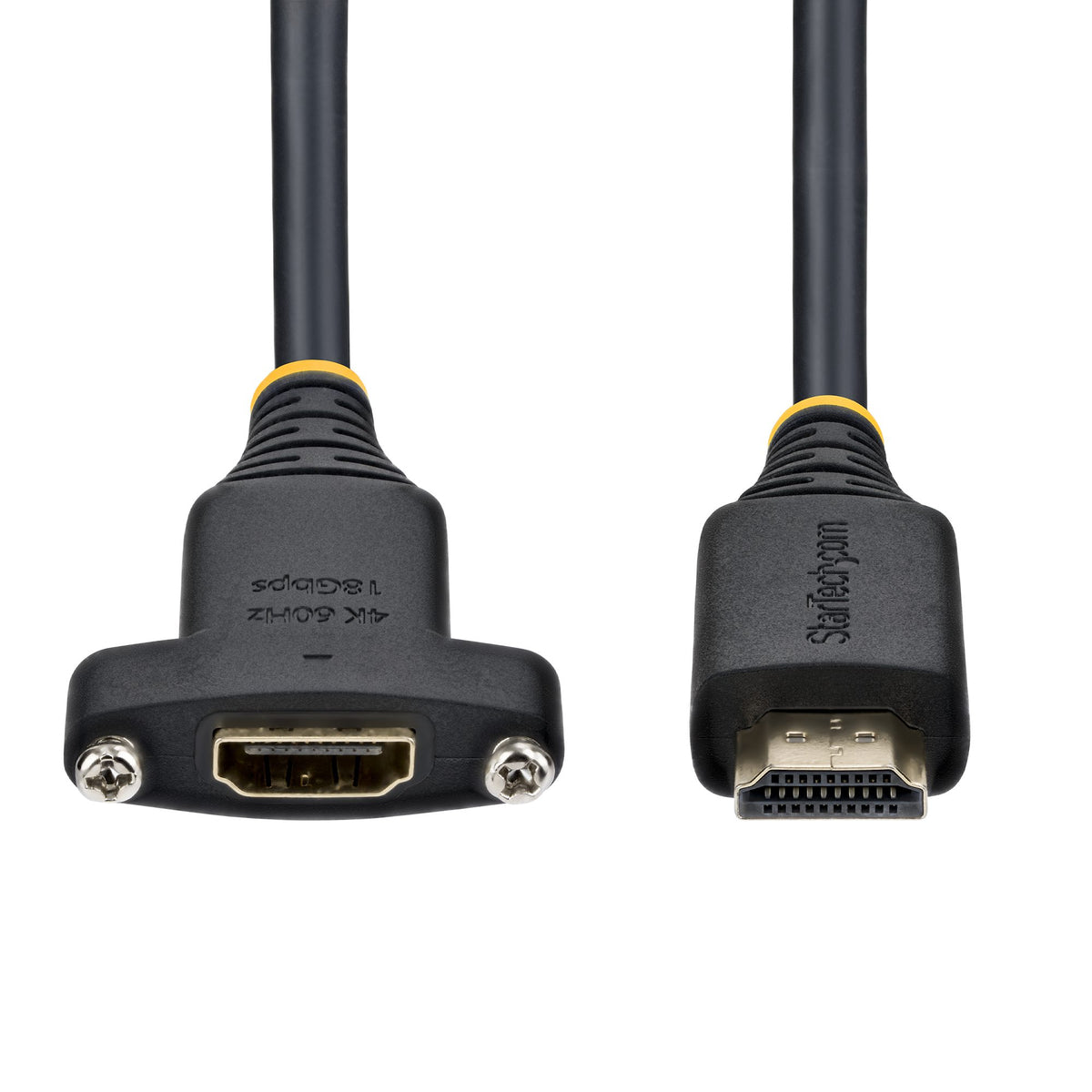 STARTECH .com HDMI cable 1,8 m HDMI Type A (Standard) Black (HDMI2PNLFM-180CM) - Cartouches Certifiees