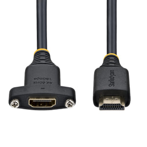 STARTECH .com HDMI cable 1,8 m HDMI Type A (Standard) Black (HDMI2PNLFM-180CM) - Cartouches Certifiees