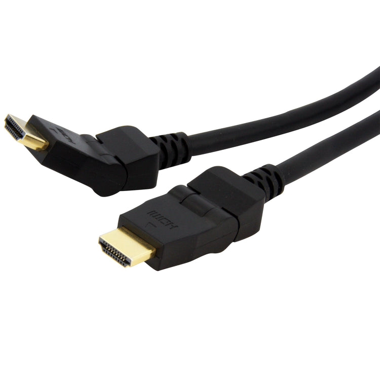 STARTECH .com HDMI cable 1,8 m HDMI Type A (Standard) Black (HDMIROTMM6) - Cartouches Certifiees