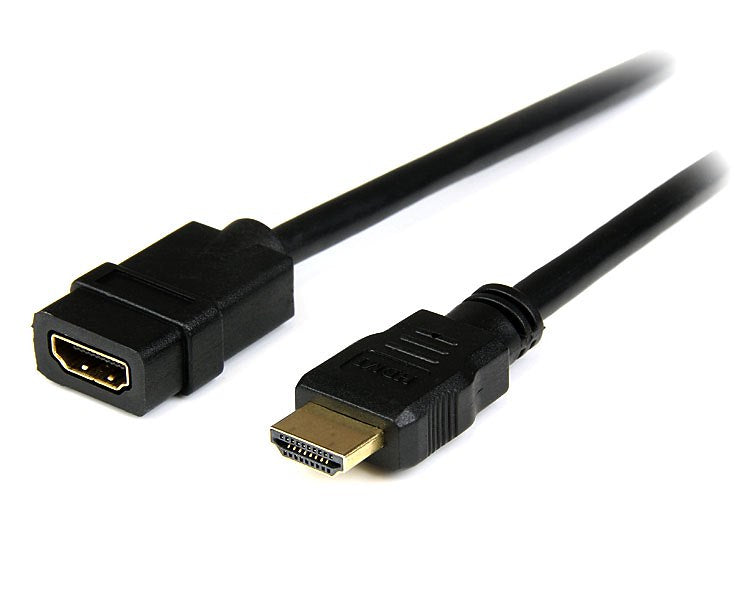 STARTECH .com HDMI cable 2 m HDMI Type A (Standard) Black (HDEXT2M) - Cartouches Certifiees