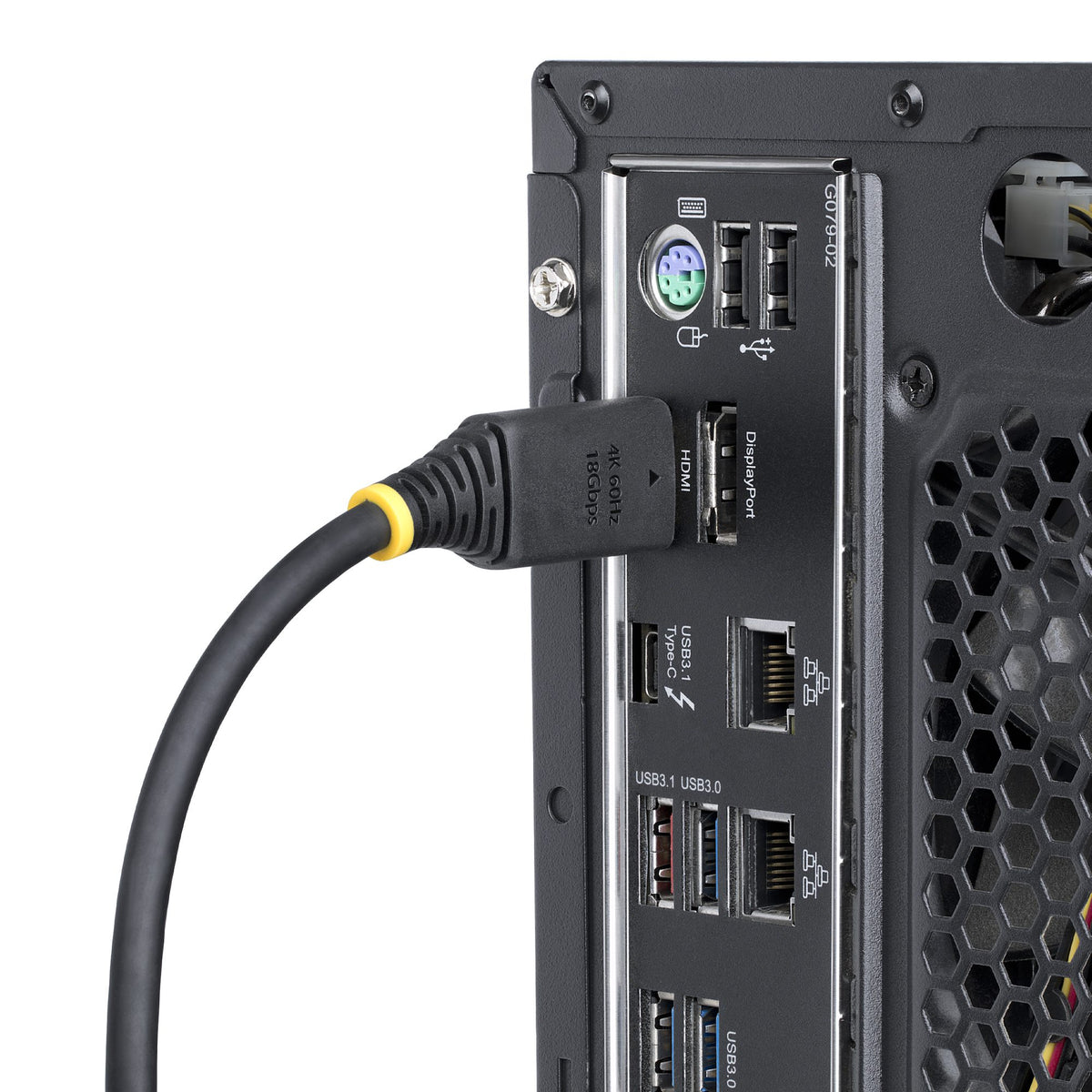 STARTECH .com HDMI cable 3 m HDMI Type A (Standard) Black (HDMI2-CABLE-GRIP-10F) - Cartouches Certifiees