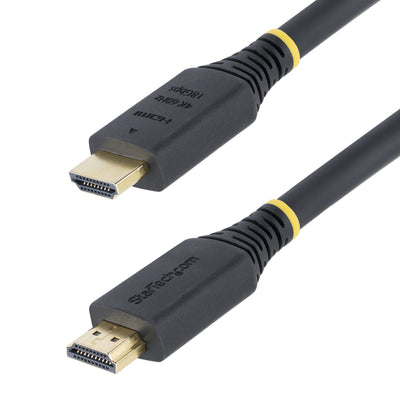 STARTECH .com HDMI cable 6 m HDMI Type A (Standard) Black (HDMI2-CABLE-4K60-20F) - Cartouches Certifiees