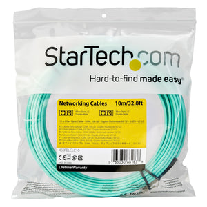STARTECH .com InfiniBand/fibre optic cable 10 m LC Aqua colour (450FBLCLC10) - Cartouches Certifiees