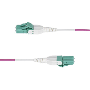 STARTECH .com InfiniBand/fibre optic cable 15 m LC OFNR Violet (OM4RLCLC15M) - Cartouches Certifiees