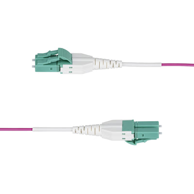STARTECH .com InfiniBand/fibre optic cable 15 m LC OFNR Violet (OM4RLCLC15M) - Cartouches Certifiees
