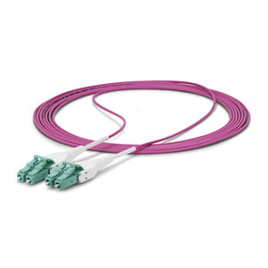 STARTECH .com InfiniBand/fibre optic cable 15 m LC OFNR Violet (OM4RLCLC15M) - Cartouches Certifiees