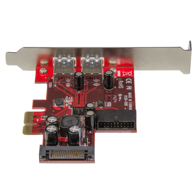 STARTECH .com interface cards/adapter Internal SATA, USB 3.2 Gen 1 (3.1 Gen 1) (PEXUSB3S2EI) - Cartouches Certifiees