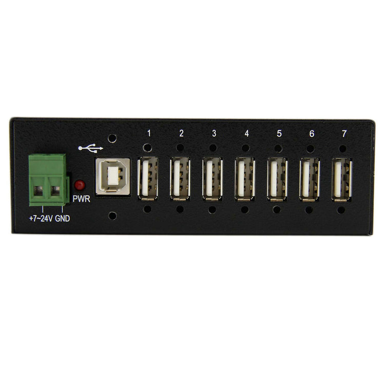 STARTECH .com interface hub USB 2.0 Type-B 480 Mbit/s Black (ST7200USBM) - Cartouches Certifiees