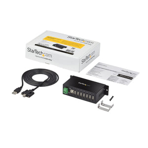 STARTECH .com interface hub USB 2.0 Type-B 480 Mbit/s Black (ST7200USBM) - Cartouches Certifiees