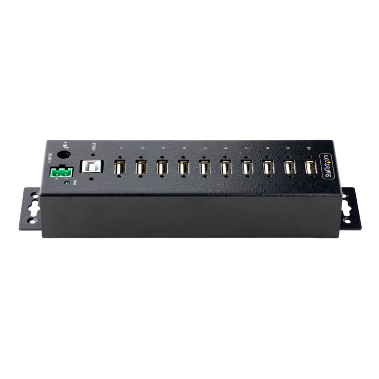 STARTECH .com interface hub USB 2.0 Type-B 480 Mbit/s Black (USB210AIND-USB-A-HUB) - Cartouches Certifiees