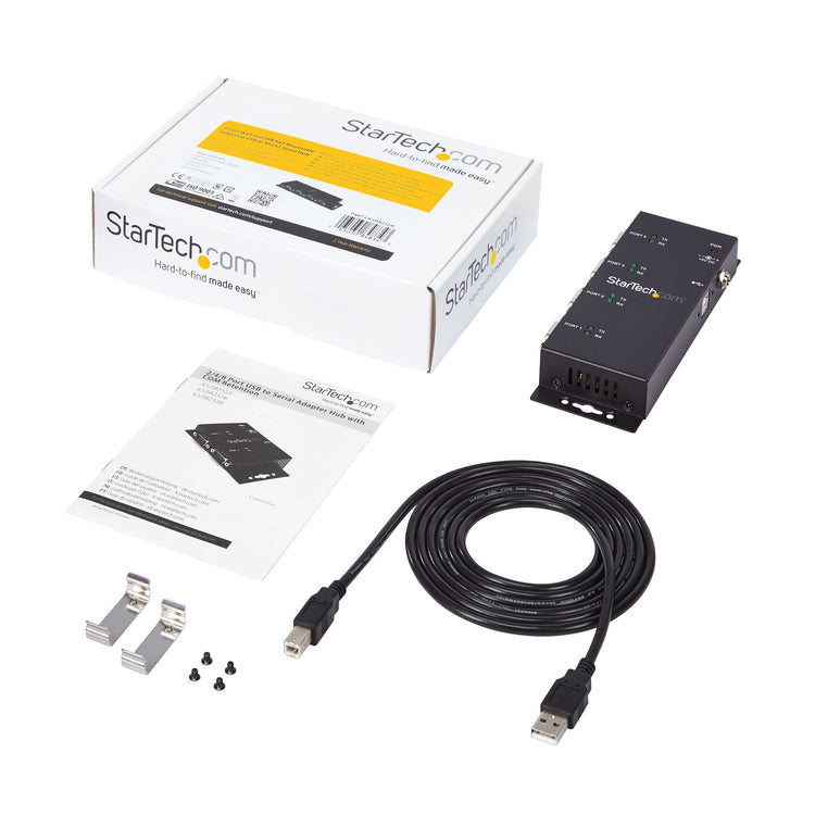 STARTECH .com interface hub USB 2.0 Type-B Black (ICUSB2324I) - Cartouches Certifiees