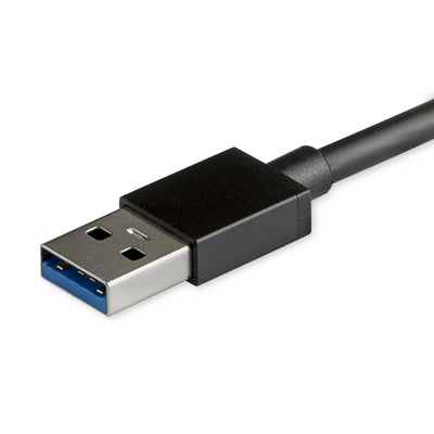 STARTECH .com interface hub USB 3.2 Gen 1 (3.1 Gen 1) Type-A 5000 Mbit/s Black (HB30A4AIB) - Cartouches Certifiees