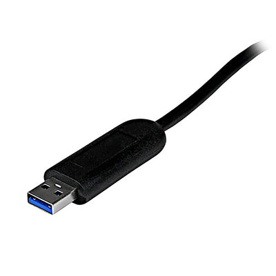 STARTECH .com interface hub USB 3.2 Gen 1 (3.1 Gen 1) Type-A 5000 Mbit/s Black (ST4300PBU3) - Cartouches Certifiees