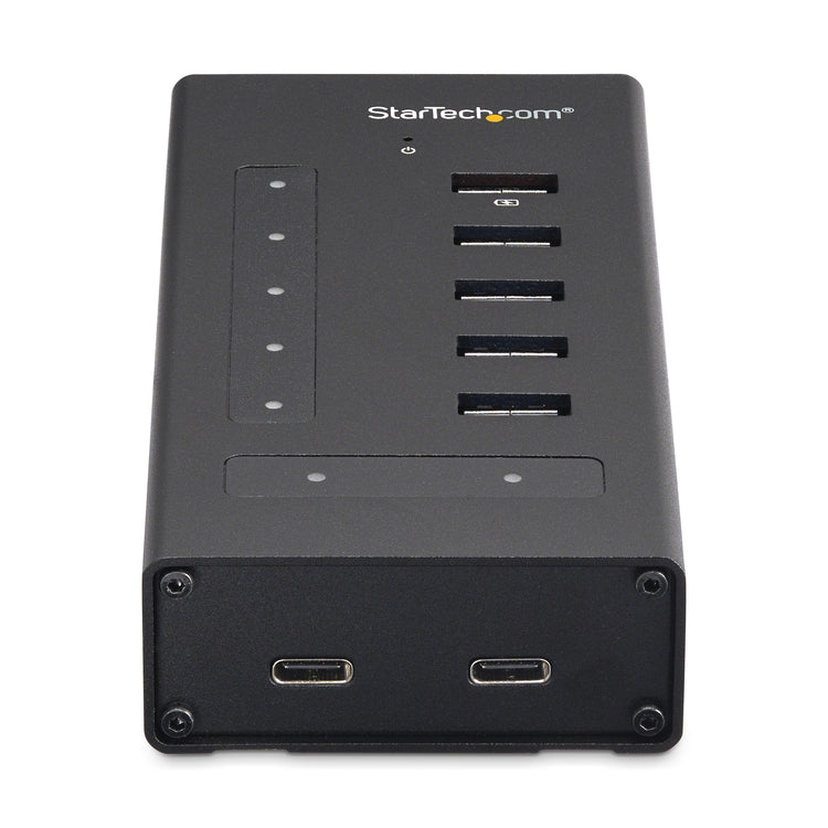 STARTECH .com interface hub USB 3.2 Gen 1 (3.1 Gen 1) Type-B 5000 Mbit/s Black (HB30C5A2CST) - Cartouches Certifiees
