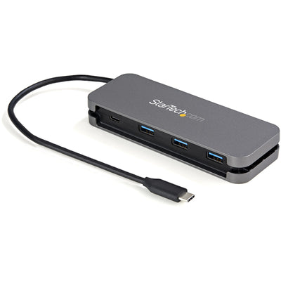 STARTECH .com interface hub USB 3.2 Gen 1 (3.1 Gen 1) Type-C 5000 Mbit/s Black, Grey (HB30CM3A1CB) - Cartouches Certifiees