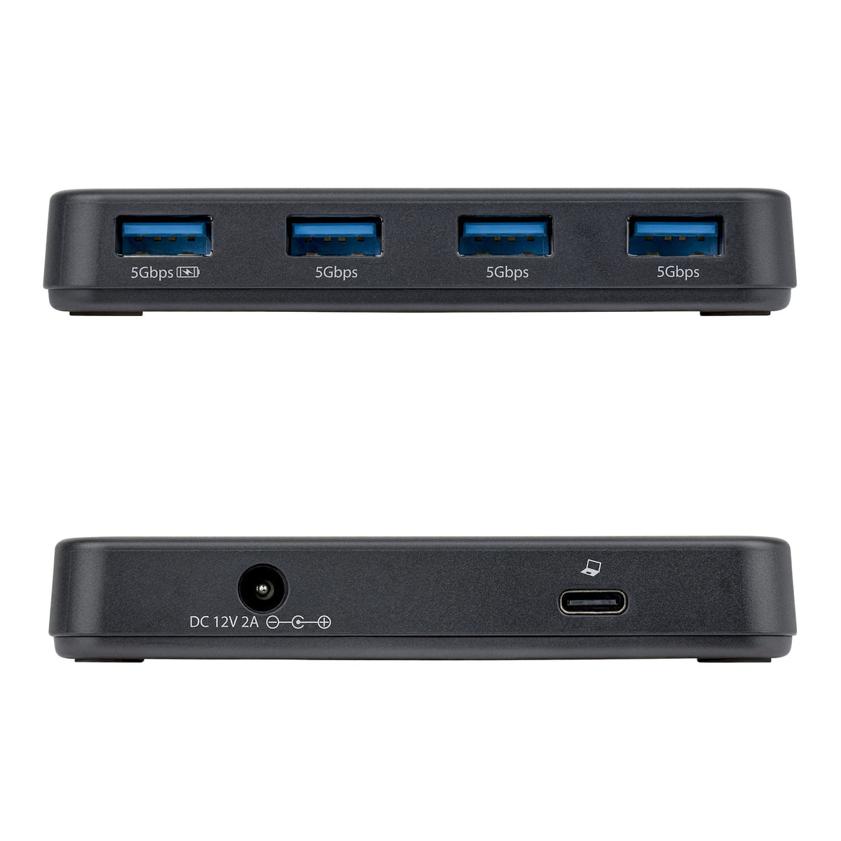 STARTECH .com interface hub USB 3.2 Gen 1 (3.1 Gen 1) Type-C 5000 Mbit/s Black (ST4300USB3V2-NA) - Cartouches Certifiees