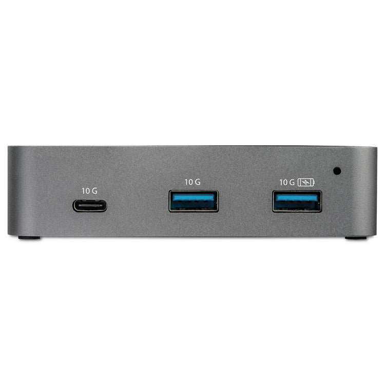 STARTECH .com interface hub USB 3.2 Gen 2 (3.1 Gen 2) Type-C 10000 Mbit/s Black, Grey (HB31C2A1CGS) - Cartouches Certifiees