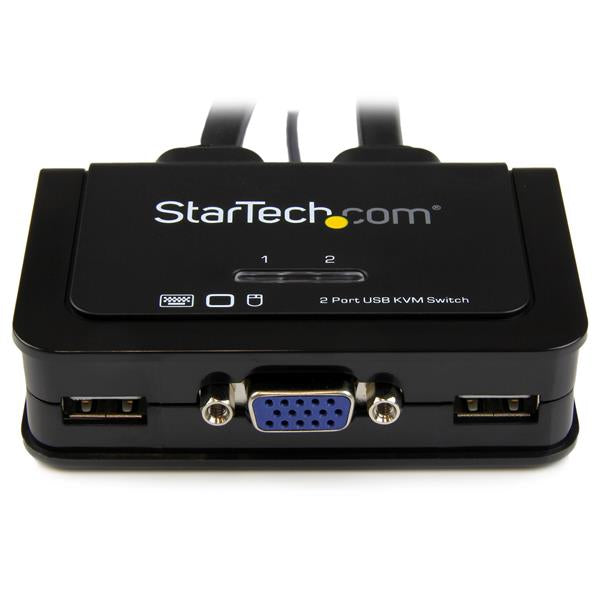 STARTECH .com KVM switch Black (SV211USB) - Cartouches Certifiees