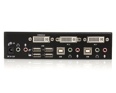 STARTECH .com KVM switch Black (SV231DVIUA) - Cartouches Certifiees