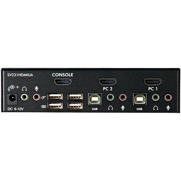 STARTECH .com KVM switch Black (SV231HDMIUA) - Cartouches Certifiees