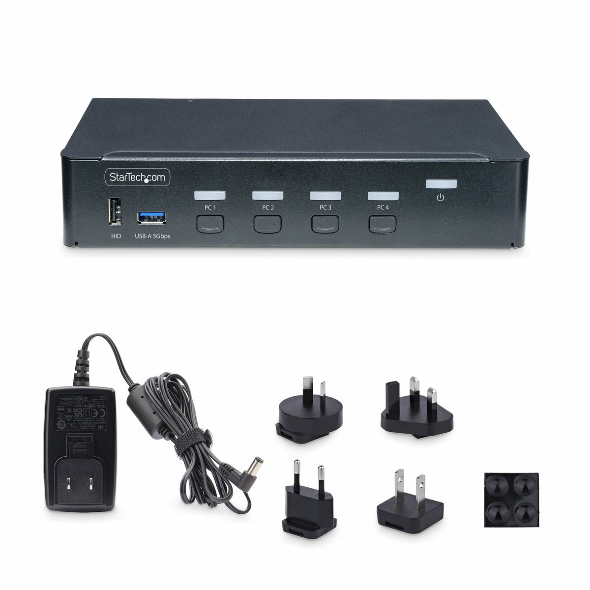 STARTECH .com KVM switch Rack mounting Black (P4AD122-KVM-SWITCH) - Cartouches Certifiees