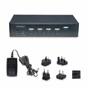 STARTECH .com KVM switch Rack mounting Black (P4AD122-KVM-SWITCH) - Cartouches Certifiees