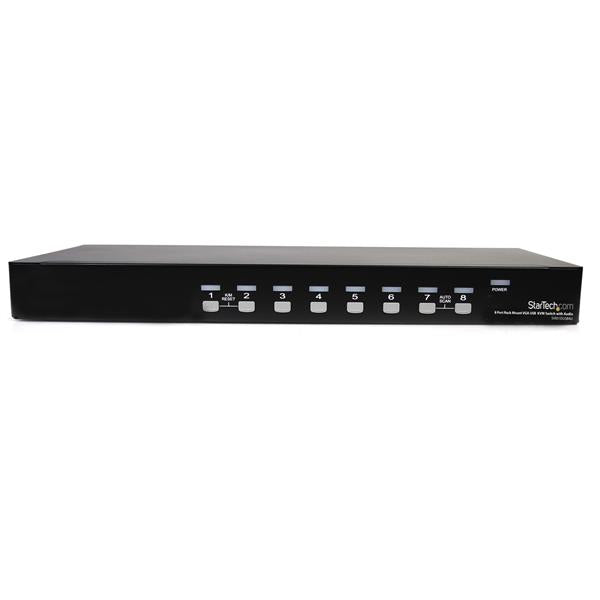 STARTECH .com KVM switch Rack mounting Black (SV831DUSBAU) - Cartouches Certifiees