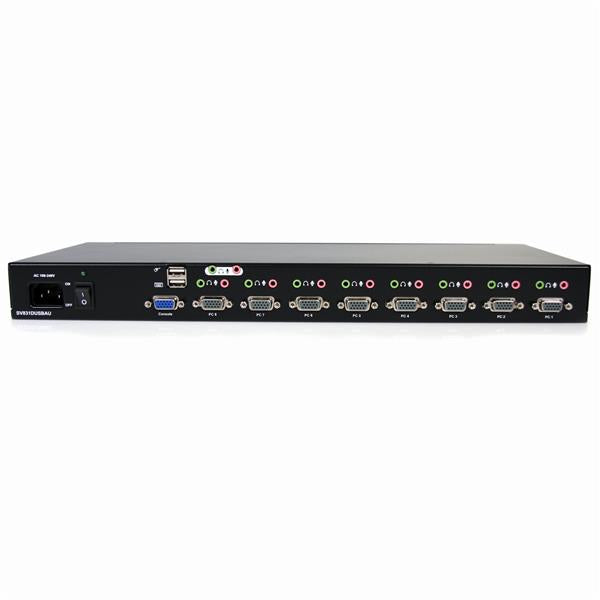 STARTECH .com KVM switch Rack mounting Black (SV831DUSBAU) - Cartouches Certifiees