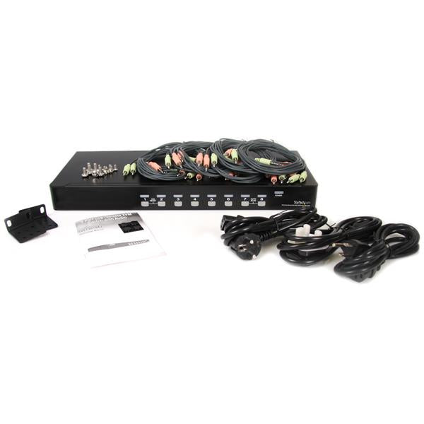 STARTECH .com KVM switch Rack mounting Black (SV831DUSBAU) - Cartouches Certifiees