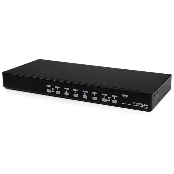 STARTECH .com KVM switch Rack mounting Black (SV831DUSBU) - Cartouches Certifiees