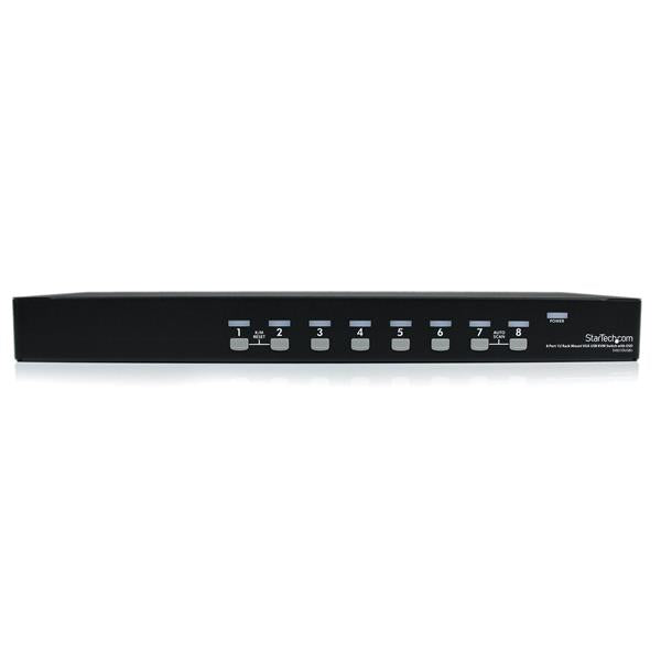 STARTECH .com KVM switch Rack mounting Black (SV831DUSBU) - Cartouches Certifiees