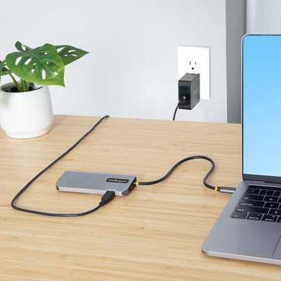 STARTECH .com laptop dock/port replicator Wired USB 3.2 Gen 1 (3.1 Gen 1) Type-C Grey (127B-USBC-MULTIPORT) - Cartouches Certifiees