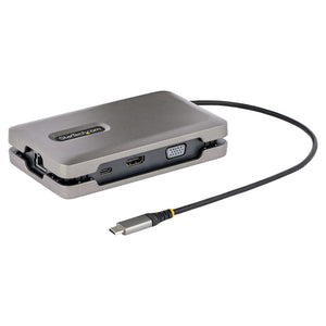 STARTECH .com laptop dock/port replicator Wired USB 3.2 Gen 2 (3.1 Gen 2) Type-C Grey (DKM31C3HVCPD) - Cartouches Certifiees