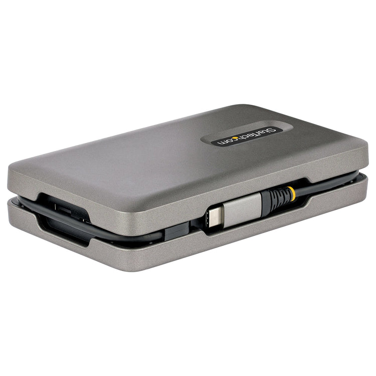 STARTECH .com laptop dock/port replicator Wired USB 3.2 Gen 2 (3.1 Gen 2) Type-C Grey (DKM31C3HVCPD) - Cartouches Certifiees