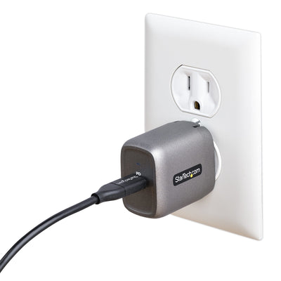 STARTECH .com mobile device charger Laptop, Smartphone, Tablet Black, Grey AC Fast charging Indoor (WCH1C30) - Cartouches Certifiees