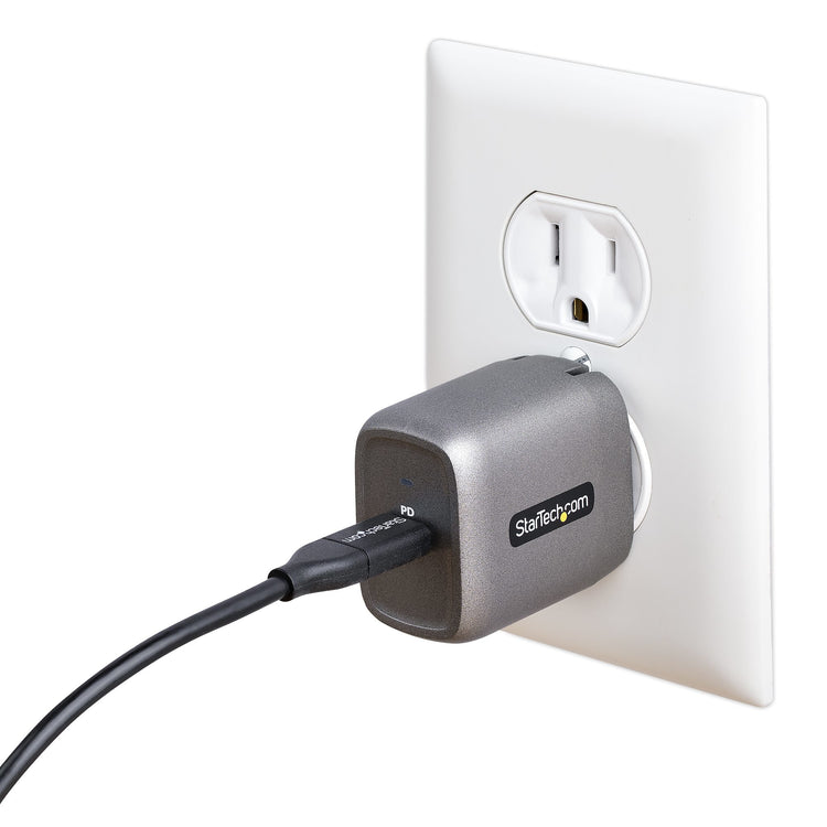 STARTECH .com mobile device charger Laptop, Smartphone, Tablet Black, Grey AC Fast charging Indoor (WCH1C30) - Cartouches Certifiees