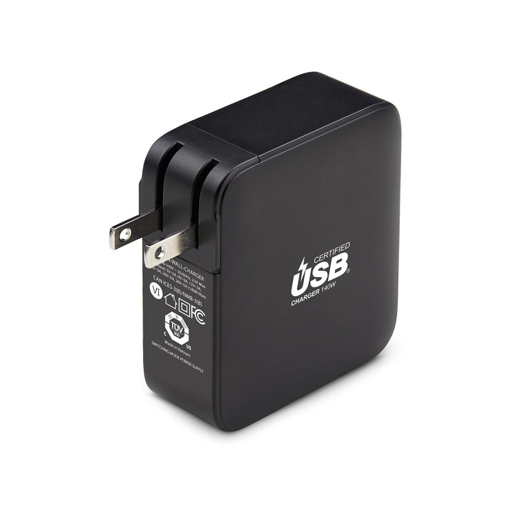 STARTECH .com mobile device charger Universal Black AC Fast charging Indoor (1014GCN-WALL-CHARGER) - Cartouches Certifiees