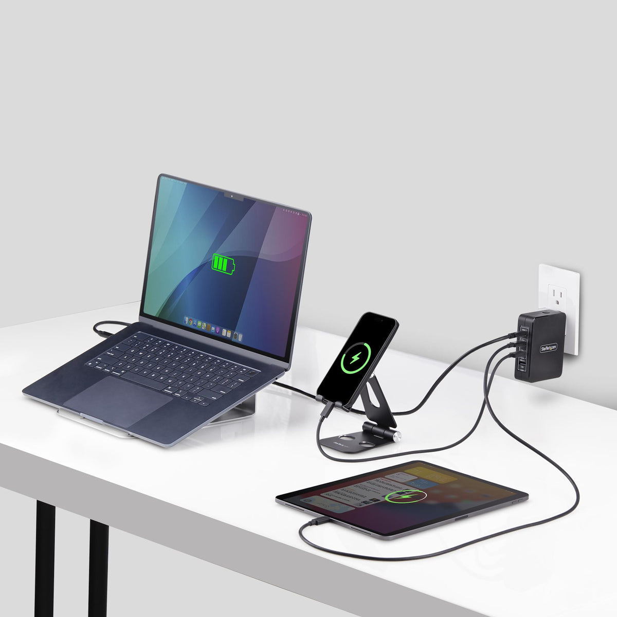 STARTECH .com mobile device charger Universal Black AC Fast charging Indoor (3114GCN-WALL-CHARGER) - Cartouches Certifiees