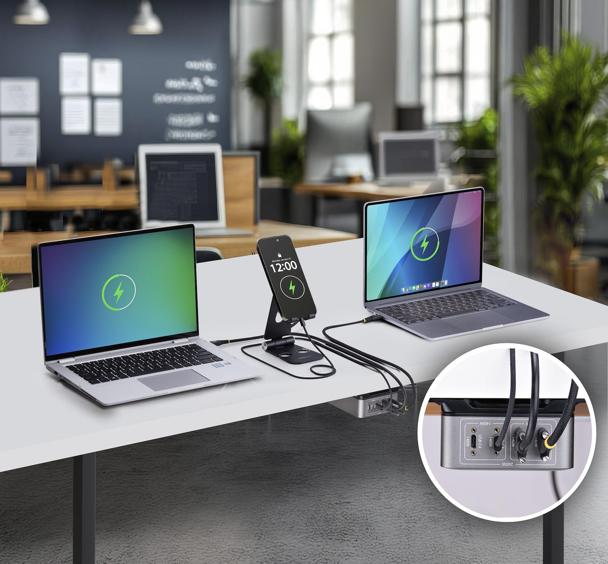 STARTECH .com mobile device charger Universal Silver AC Fast charging Indoor (424D3N-USB-C-CHARGER) - Cartouches Certifiees