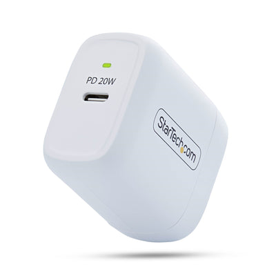 STARTECH .com mobile device charger Universal White AC Fast charging Indoor (102NW-WALL-CHARGER) - Cartouches Certifiees