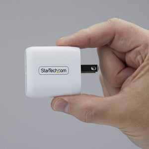 STARTECH .com mobile device charger Universal White AC Fast charging Indoor (102NW-WALL-CHARGER) - Cartouches Certifiees