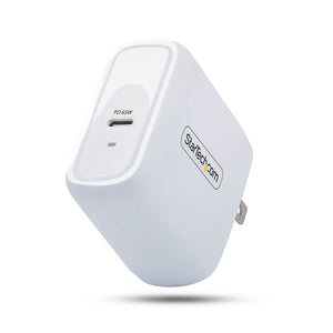 STARTECH .com mobile device charger Universal White AC Fast charging Indoor (1065NW-WALL-CHARGER) - Cartouches Certifiees