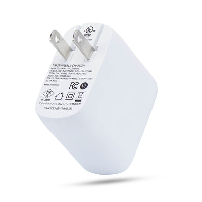 STARTECH .com mobile device charger Universal White AC Fast charging Indoor (1065NW-WALL-CHARGER) - Cartouches Certifiees