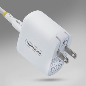 STARTECH .com mobile device charger Universal White AC Fast charging Indoor (1065NW-WALL-CHARGER) - Cartouches Certifiees