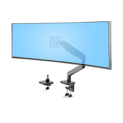 STARTECH .com monitor mount / stand 124,5 cm (49") Desk Black (H1M1AG1-MONITOR-ARM) - Cartouches Certifiees